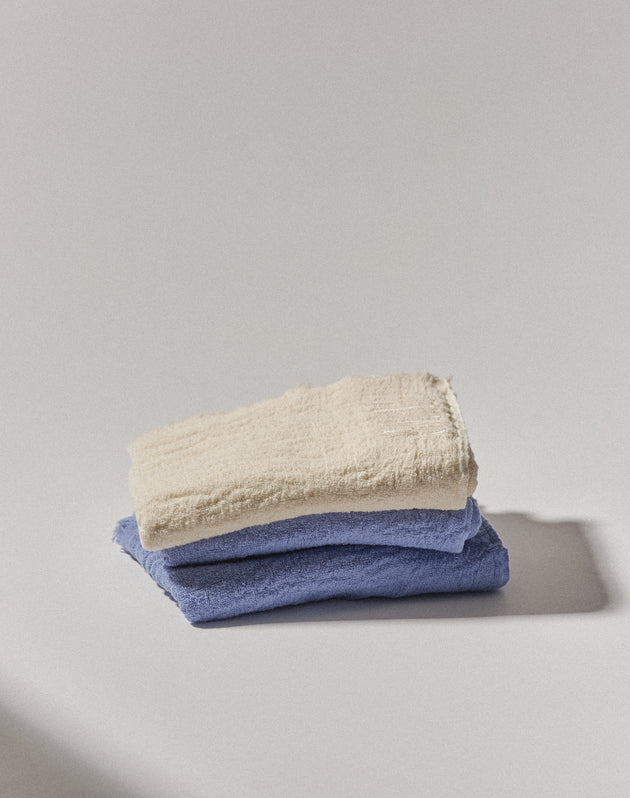 SKUNAかや織バスタオル(hazy blue)