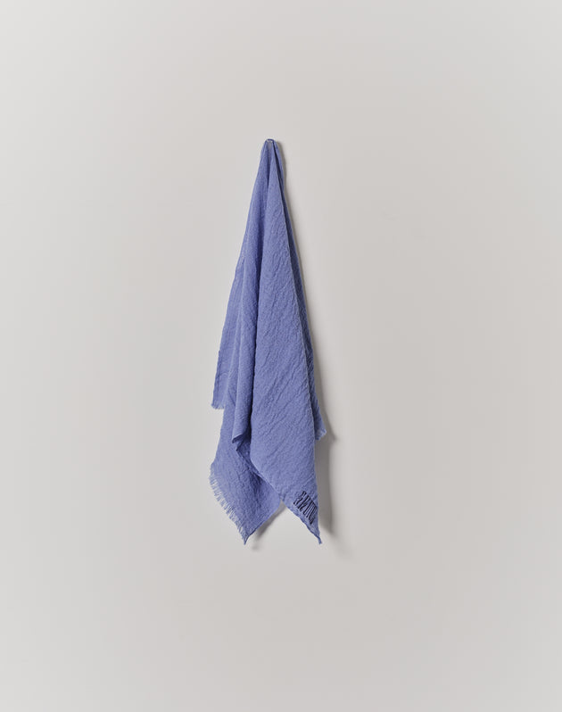 SKUNAかや織ヘアタオル（hazy blue）
