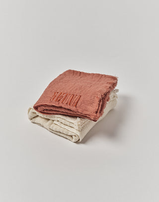 SKUNAかや織バス・ヘアタオル2枚セット