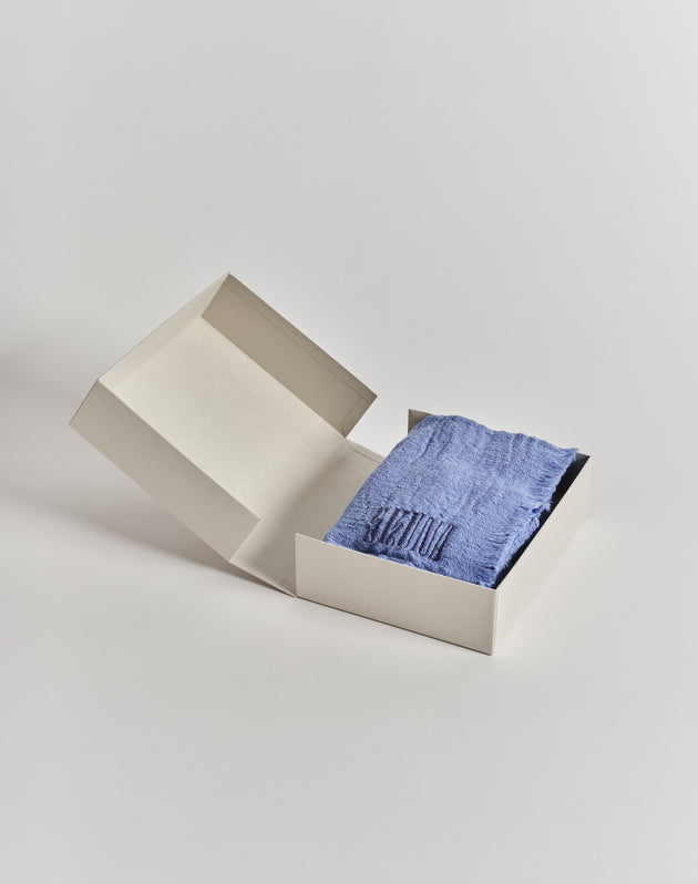 SKUNAかや織バスタオル（hazy blue）